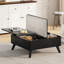 Table basse carrée en bois à plateau relevable avec rangement Table basse avec coussin épaissi-1889372259