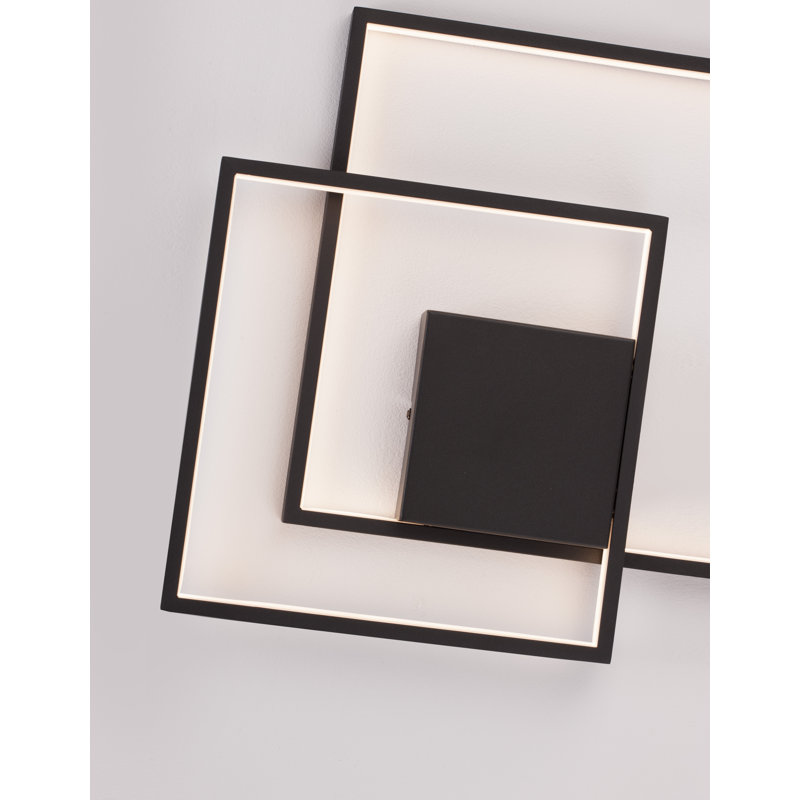 LED Flush Mount, Black