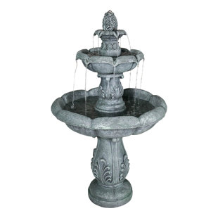 SunJet 48 " H Elegant Outdoor Garden Fountain