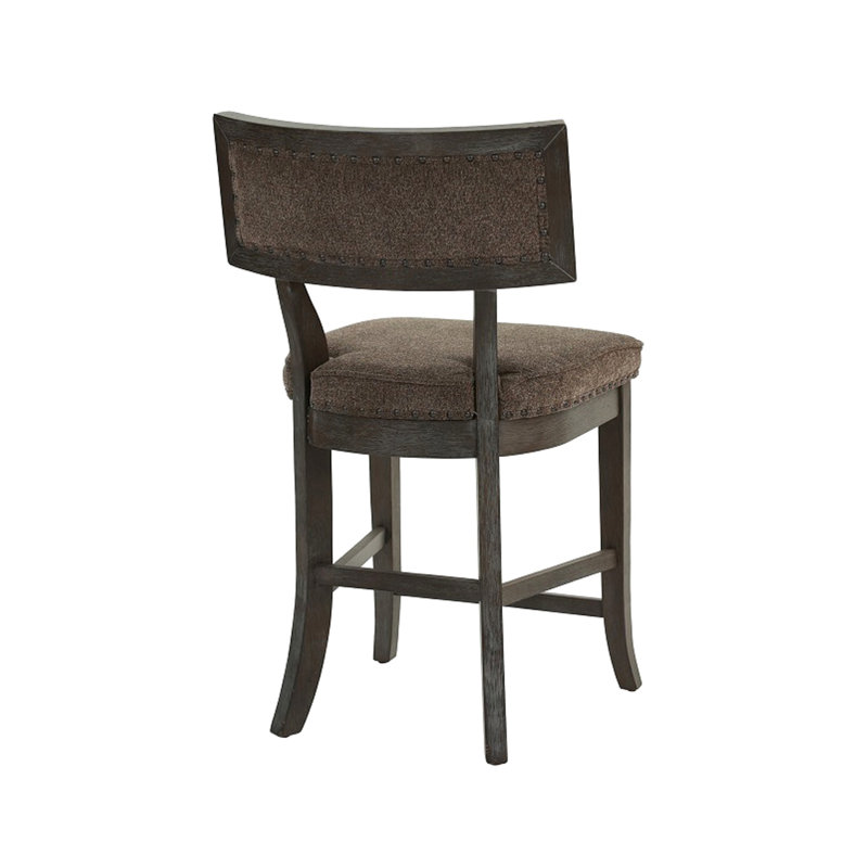 Chaises de salle à manger rembourrées de 2, avec un design distinctif, 2 po, revêtement exquis texturé