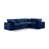 Velours bleu marine