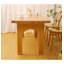 Wabi-Sabi Style Solid Wood Rectangular Writing Desk-110888764
