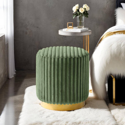 Tabouret contemporain l 16,4 po, vert