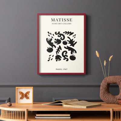 Matisse LX III, reproduction encadrée - bois massif