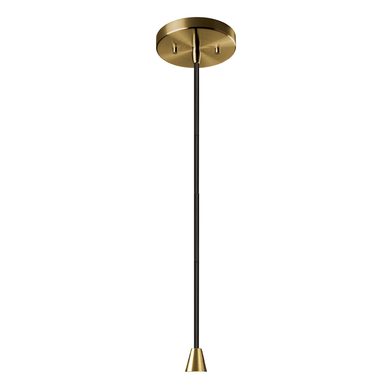 Marlena Single Pendant, Matte White, Antique Brass