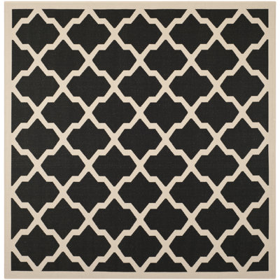 Tapis intérieur / extérieur noir Arneshia