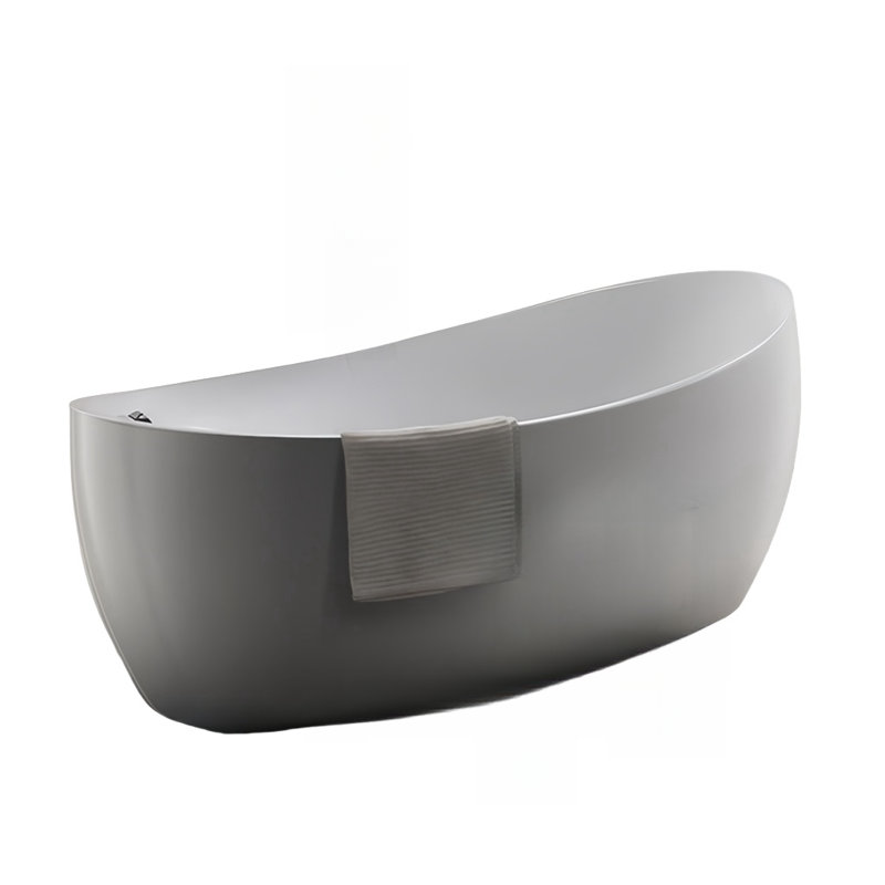 66.93'' W 26.77'' H Tub & Shower Kit, White