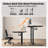 55" L Shaped Standing Desk for Home Office,Electric Height Adjustable Desk With Memory Controller,Easy to Assemble-1122300751-1122300750