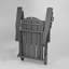 Chaise Adirondack pliante en PEHD avec porte-gobelet double-1617980549