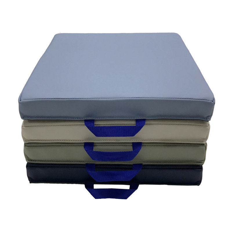 Coussins de plancher carrés 15 po SoftScape, Bleu marine