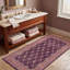 Tapis Quartz2 traditionnel à motif floral intégral or rose gris ivoire, lavable à la machine, antidérapant, à poils courts, pour l'intérieur et l'extérieur, adapté aux animaux domestiques, idéal pour le salon, la chambre, la salle à manger, l'entrée, le corridor ou le bureau.-78058629