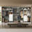 Adjustable Wooden Closet System Up to 96"W with Storage & Drawers-1899014640
