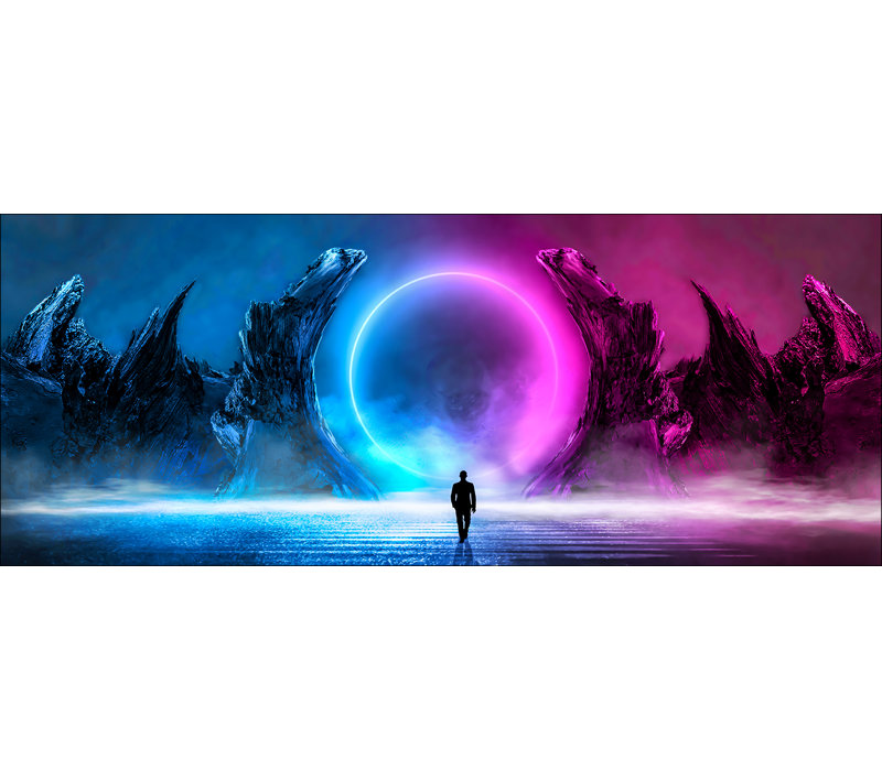 Print on Float Glass, 50cm H x 125cm W x 1.4cm D
