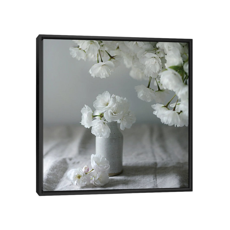 Baby Blooms by Sarah Gardner - Print on Canvas, Black Floater Frame, 66.04 cm H x 66.04 cm W