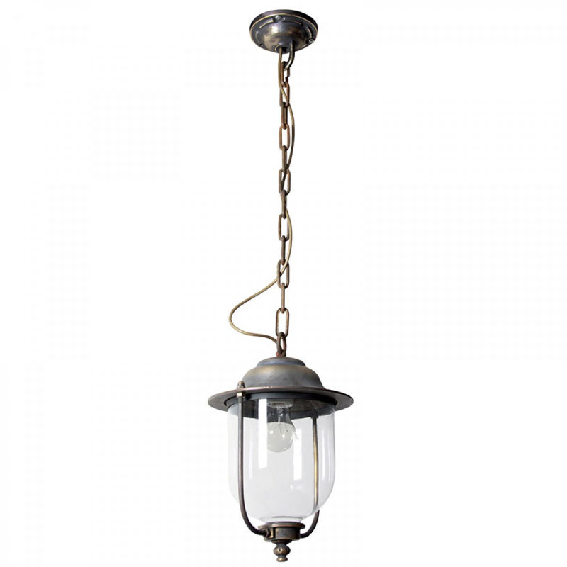 1 - Light Brass Lantern Pendant
