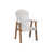 Ivory/Antique Mahogany