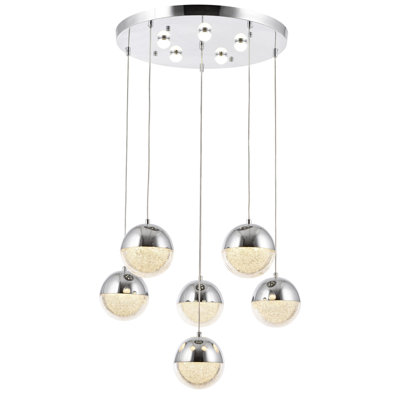 6 - Light LED Cluster Pendant
