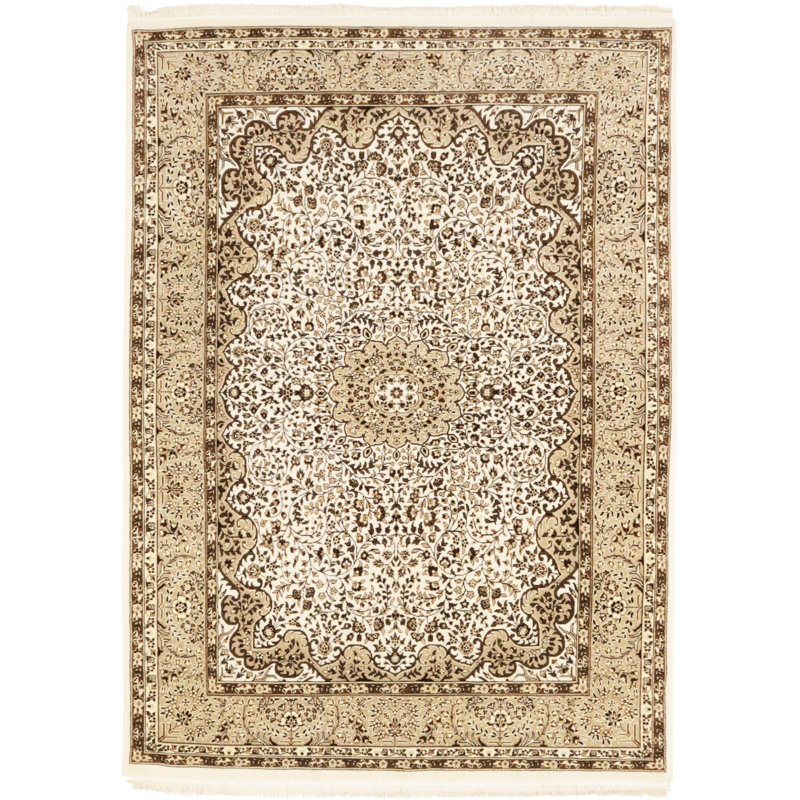 Tapis crème Thyrvi Traditional Indo Kerman
