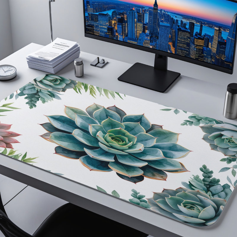 Polyester Desk Pad, 23.6x13.8