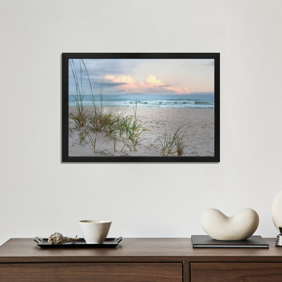 Beach Driftwood Premium Framed Poster by Nan