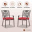 Chaise de patio empilable avec coussin-84938657