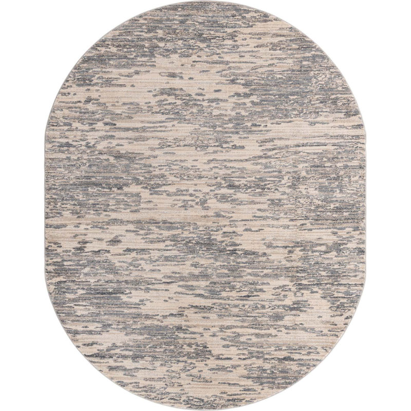 Halpert Abstract Indoor Rug, Oval 8' x 10'