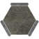 Aureole 8.66 In. X 9.84 In. Matte Burnt Umber Brown And Gray Porcelain Hexagon Wall And Floor Tile (8.07 Sq Ft/Case) - 18 Sheets