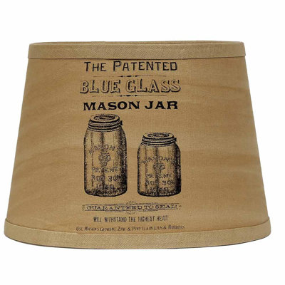 7.5 in. H x 10 in. W Cotton Drum Lamp Shade