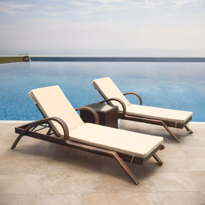 Chaise longue d'extérieur Piscine Chaise longue d'extérieur