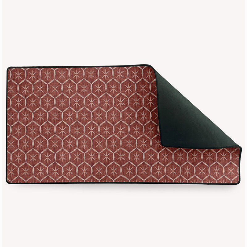 Grand sous-main de bureau Bobbi, Brun
