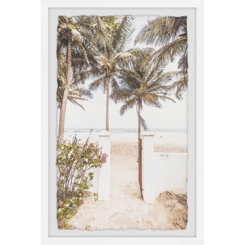 «Faded Tropical Light», reproduction encadrée, H 24 po x l 16 po