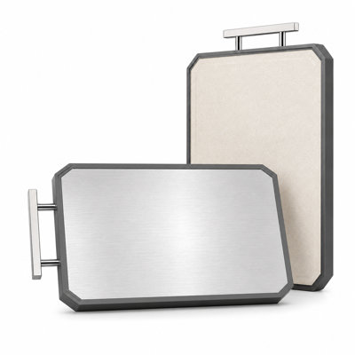 16.5" × 11"  304 Stainless Steel Double-Sided Cutting Board for Kitchen