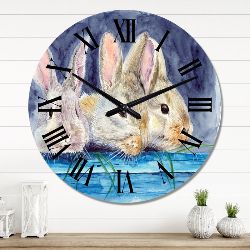 Très grande horloge murale Millie-Beth, Moyen