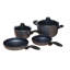 6 Piece Aluminum Non Stick Cookware Set