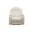 White Breathing Leather Living Room Recliner Chair-1882131194