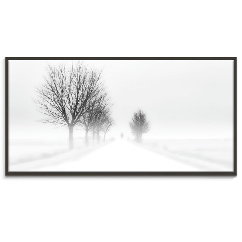 Print on Canvas, Black Floater Frame, 51cm H x 102cm W