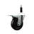 4 Inch SS Soft Rubber Swivel 7/8 Inch Expanding Stem Caster Total Lock Brake SCC