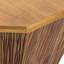 Table basse 31,5 "octogonale en bois d'hévéa pour salon, chambre à coucher-352461045