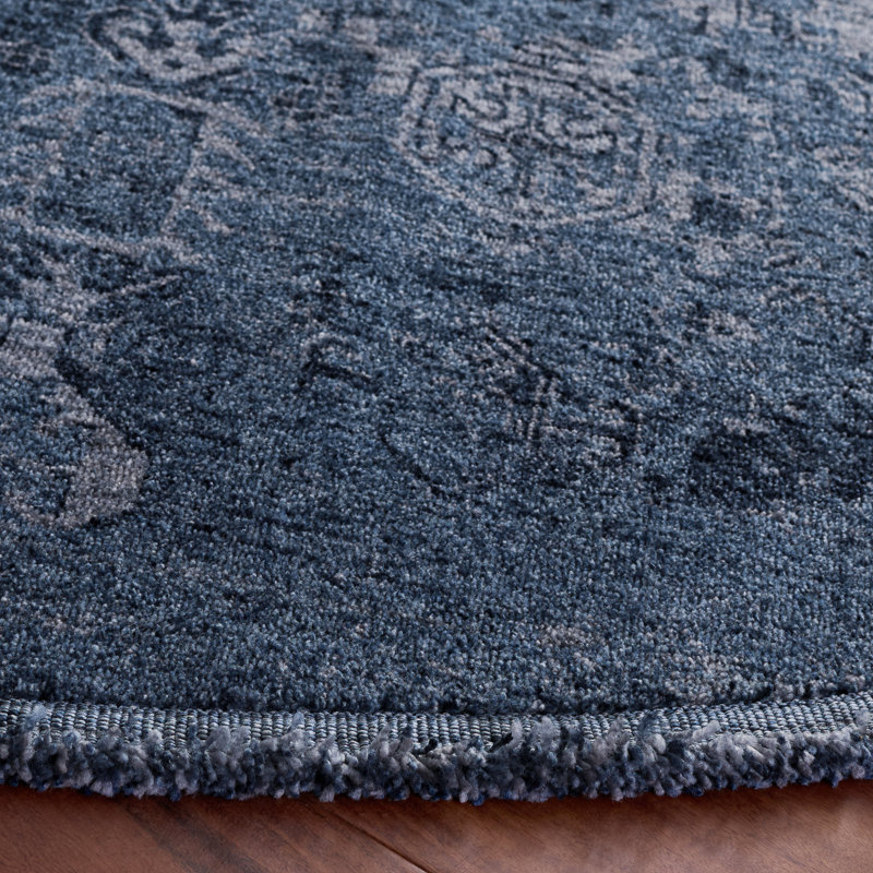 Vitnage Overdye 806 Performance Oriental Rug, Round 6'7"