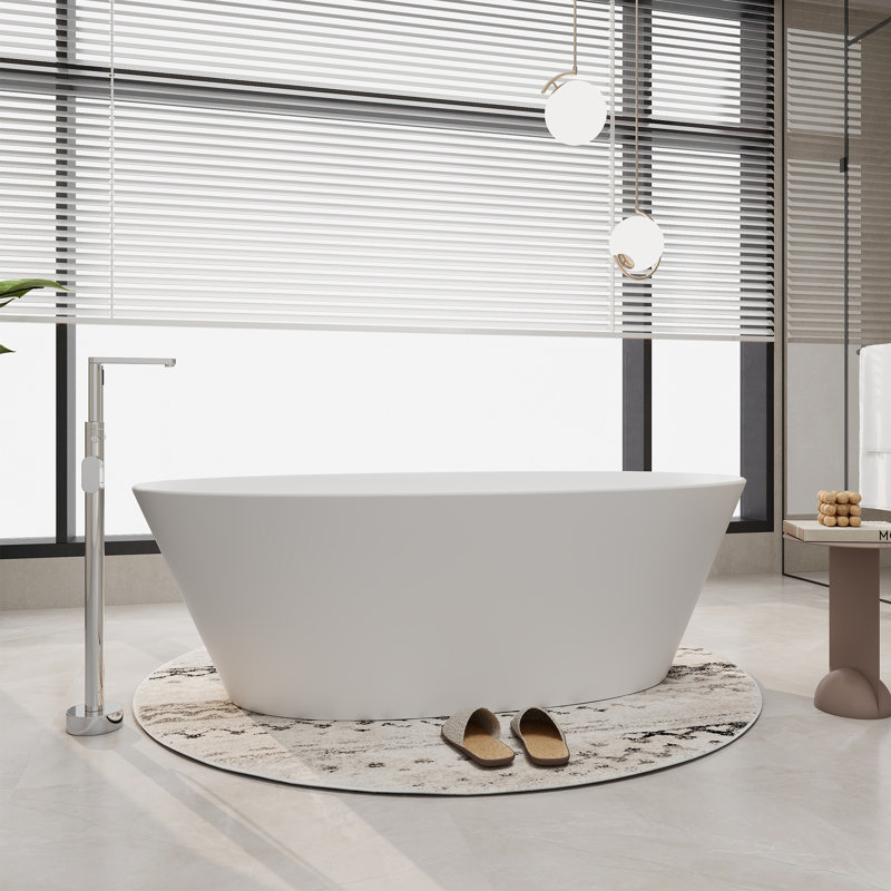 Baignoire de trempage autoportante à surface solide