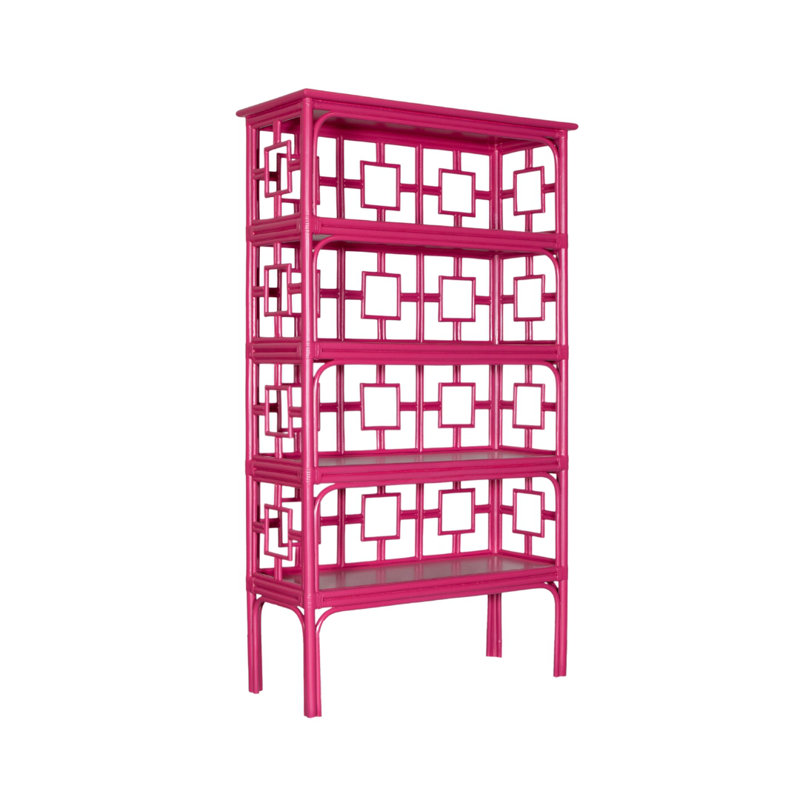 Sobe Bookcase, Hot Pink