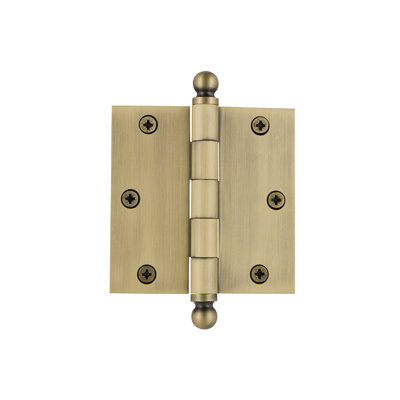 3.5'' x 3.5'' Brass Butt Bearing Hinge