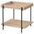 Miller Light Brown Square Engineered Wood End Table