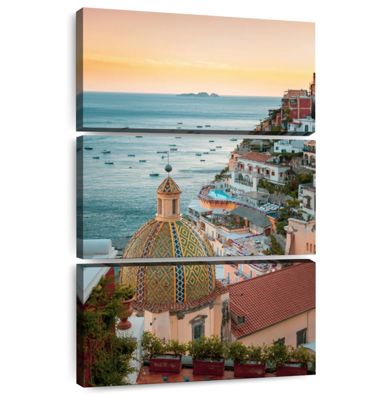 Vue côtière d'Amalfi