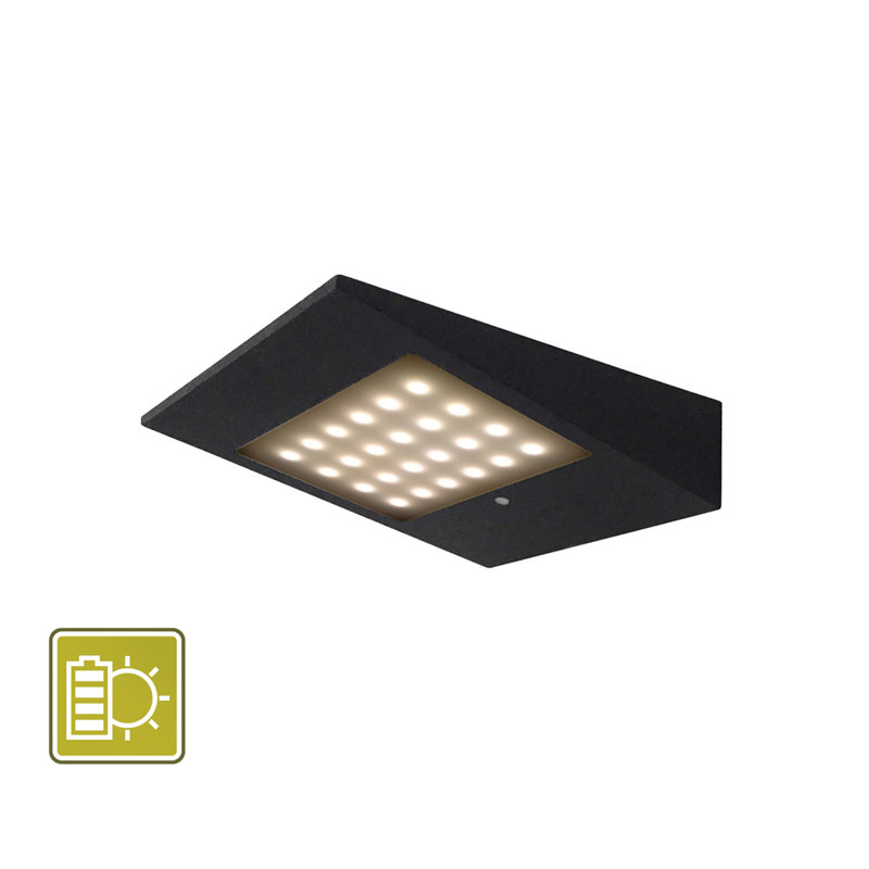 No Power Source Required / Manual Integrated LED Frosted Glass Outdoor Flush Mount with Dusk to Dawn