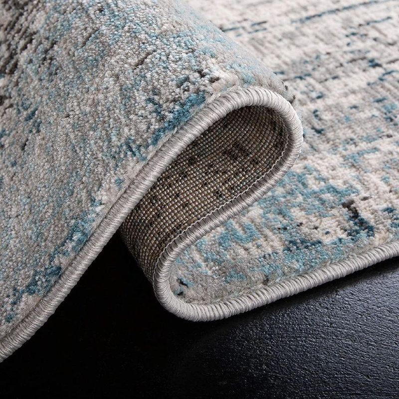 Brodnax Performance Abstract Rug, Runner 2'2" x 8'