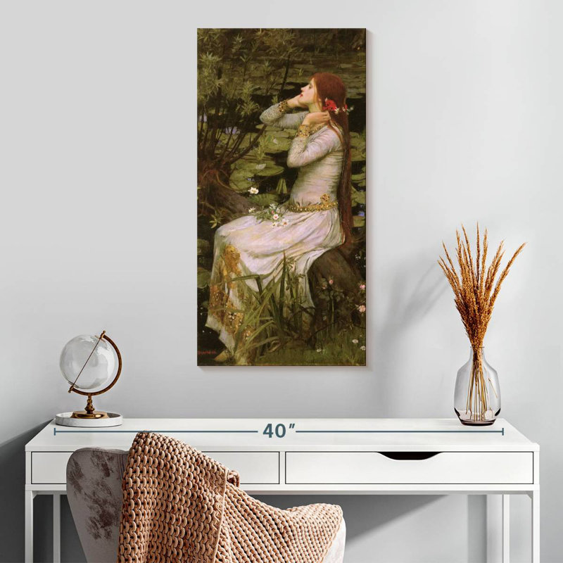 Ophelia 1894, H 30 po x l 15 po