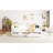 Queen Size Upholstered Platform Bed With USB And 2 Drawers, White-1673878574