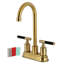 Kingston Brass Kaiser Two-Handle 2-Hole Deck Mount Bar Faucet-87538900