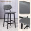 Bar Stool with Solid Wood Frame-71349659